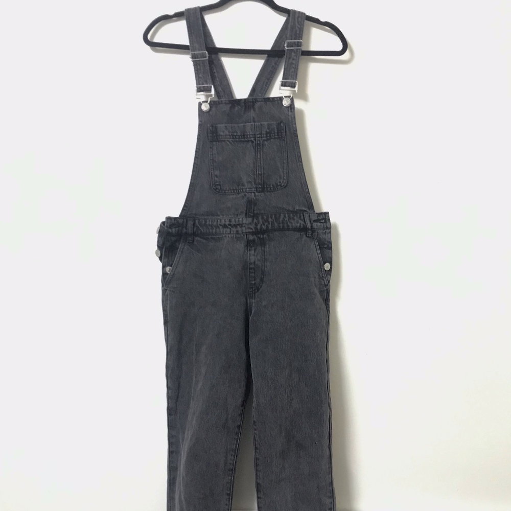 Forever 21 Washed Black Overall